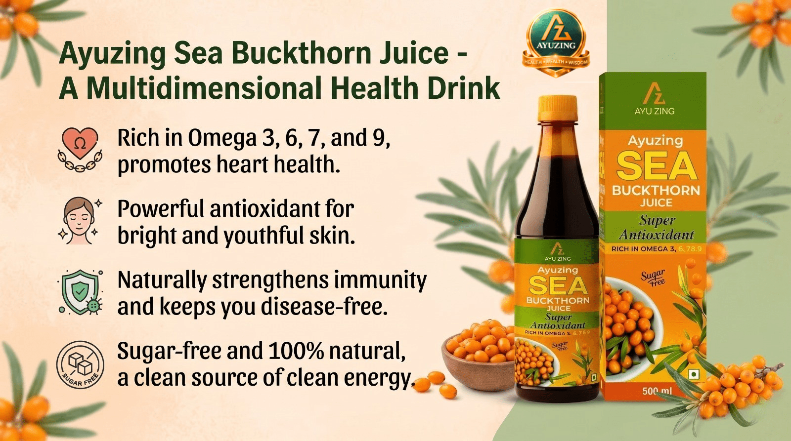 Sea Buckthorn Juice: The Ultimate Superfood for Health & Energy.